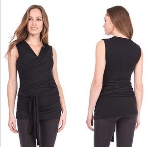 Seraphine Skin to Skin Wrap Cotton Maternity Top